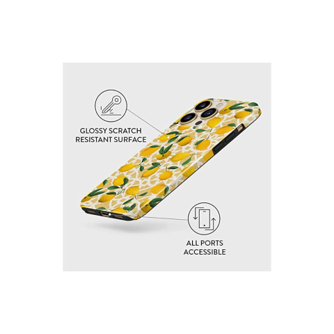 Laptop, Tablete & Telefoane - Husa iPhone 14 Pro Burga Dual Layer Lemon Juice