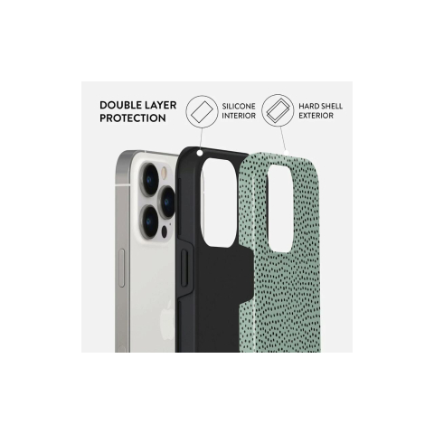 Laptop, Tablete & Telefoane - Husa iPhone 14 Pro Burga Dual Layer Mint Gelato