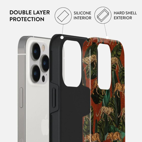 Laptop, Tablete & Telefoane - Husa iPhone 14 Pro Burga Dual Layer Morning Commute