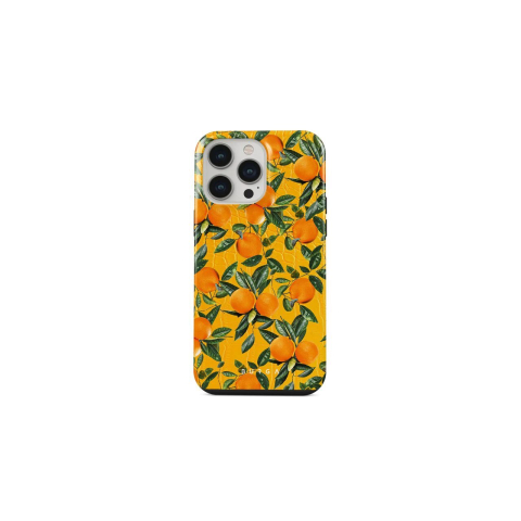 Husa iPhone 14 Pro Burga Dual Layer Orange Lemonade [3]