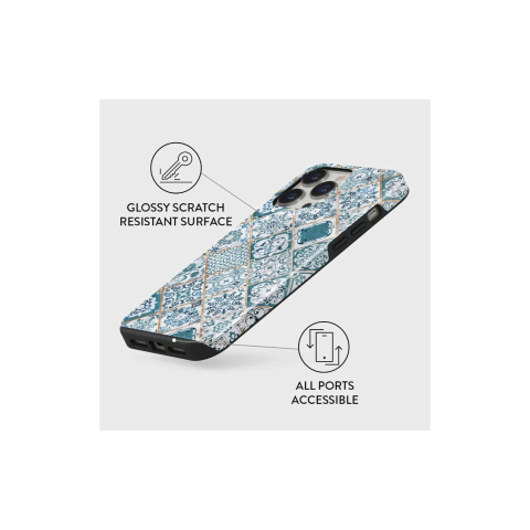 Husa iPhone 14 Pro Burga Dual Layer Tropical Oasis [1]