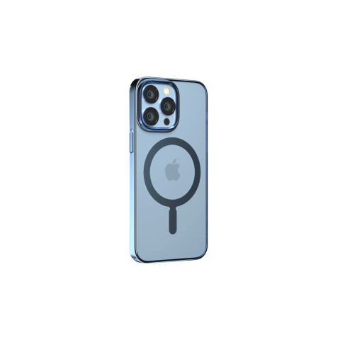 Laptop, Tablete & Telefoane - Husa iPhone 14 Pro Devia Glimmer Series Magnetic Sierra Blue