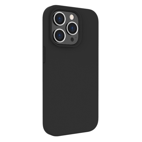 Laptop, Tablete & Telefoane - Husa iPhone 14 Pro Lemontti Liquid Silicon MagCharge Negru