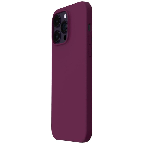 Laptop, Tablete & Telefoane - Husa iPhone 14 Pro Lemontti Liquid Silicon MagCharge Visiniu