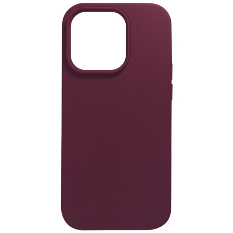 Husa iPhone 14 Pro Lemontti Liquid Silicon MagCharge Visiniu [2]