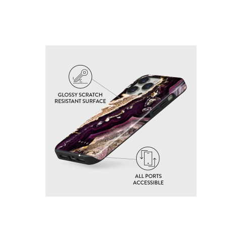 Husa iPhone 14 Pro Max Burga Dual Layer Purple Skies [1]