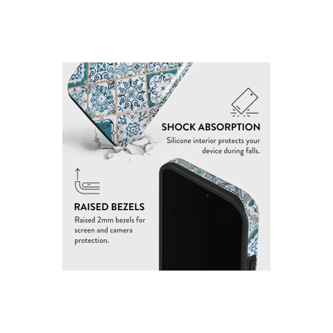 Husa iPhone 14 Pro Max Burga Dual Layer Tropical Oasis [2]