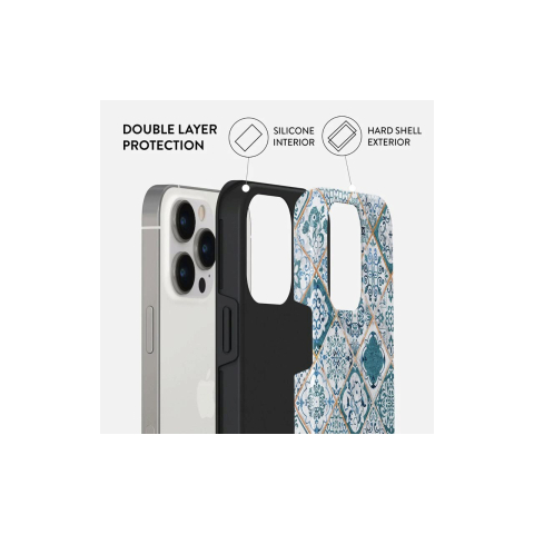 Laptop, Tablete & Telefoane - Husa iPhone 14 Pro Max Burga Dual Layer Tropical Oasis