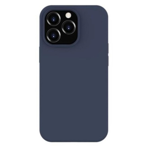 Laptop, Tablete & Telefoane - Husa iPhone 14 Pro Max Lemontti Liquid Silicon MagCharge Dark Blue