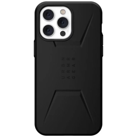 Husa iPhone 14 Pro Max UAG Civilian Magsafe Black, military drop tested [2]