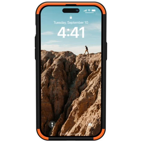 Husa iPhone 14 Pro Max UAG Civilian Magsafe Black, military drop tested [3]