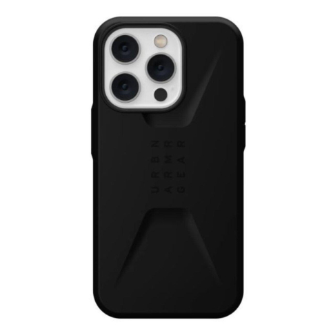 Husa iPhone 14 Pro Max UAG Civilian Series Black, military drop tested [2]