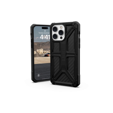 Husa iPhone 14 Pro Max UAG Monarch Series Carbon Fiber, military drop tested [7]