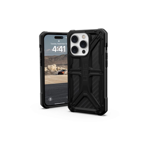 Husa iPhone 14 Pro UAG Monarch Series Carbon Fiber, military drop tested [7]
