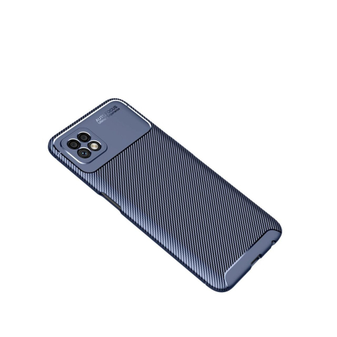 Laptop, Tablete & Telefoane - Husa Oppo A72 Lemontti Carbon Fiber Blue