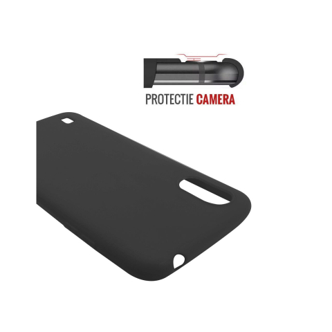 Husa Samsung Galaxy A01 Lemontti Silicon Silky Negru [5]