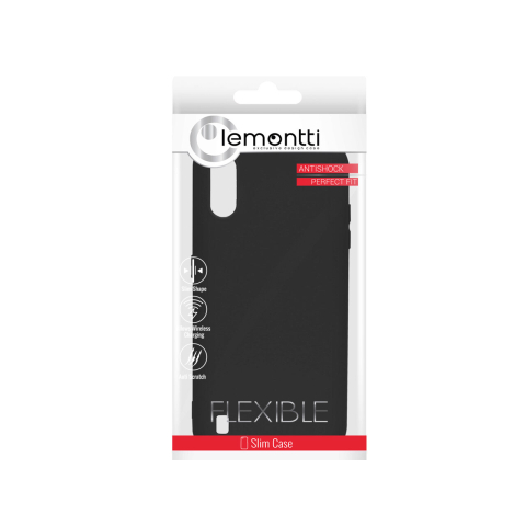Laptop, Tablete & Telefoane - Husa Samsung Galaxy A01 Lemontti Silicon Silky Negru