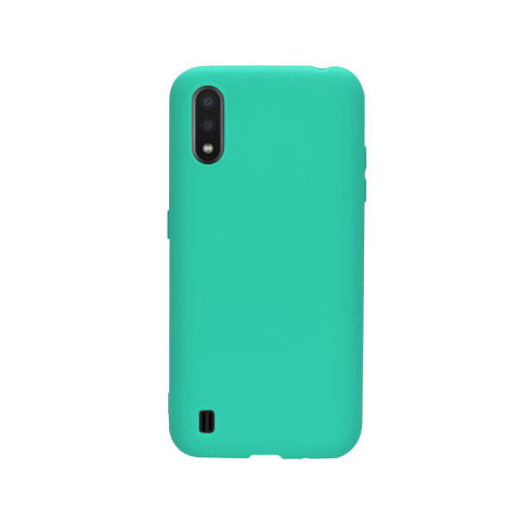 Laptop, Tablete & Telefoane - Husa Samsung Galaxy A01 Lemontti Silicon Silky Turcoaz