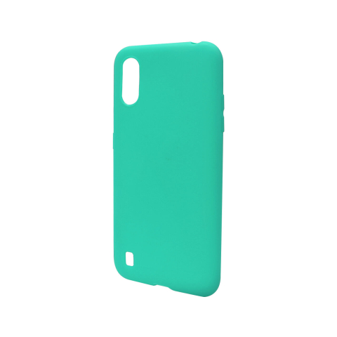 Husa Samsung Galaxy A01 Lemontti Silicon Silky Turcoaz [2]