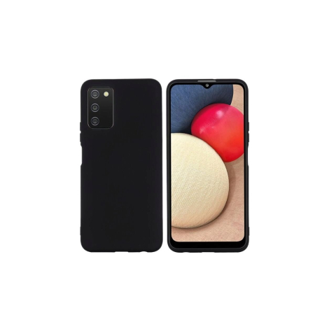 Laptop, Tablete & Telefoane - Husa Samsung Galaxy A03s Lemontti Silicon Silky Negru