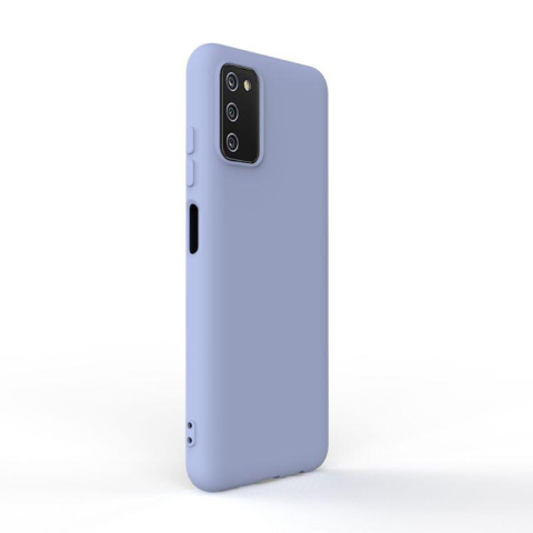 Laptop, Tablete & Telefoane - Husa Samsung Galaxy A03s Lemontti Silicon Soft Slim Lavender Gray