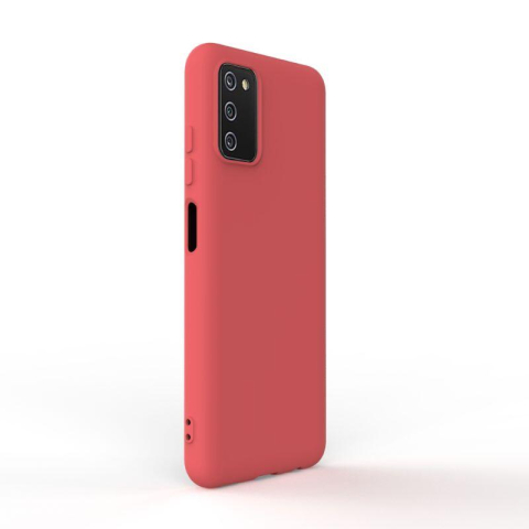 Laptop, Tablete & Telefoane - Husa Samsung Galaxy A03s Lemontti Silicon Soft Slim Santa Red