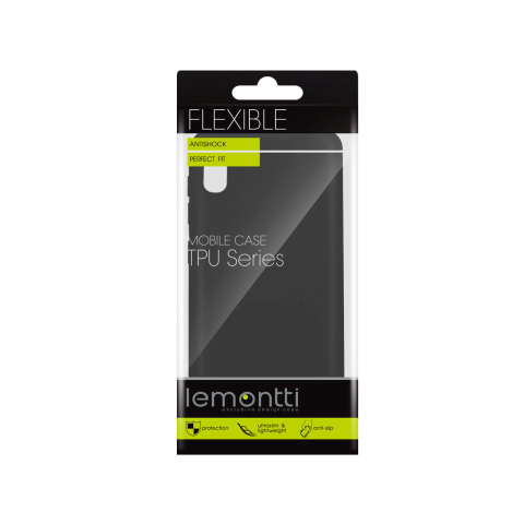 Husa Samsung Galaxy A10 Lemontti Silicon Silky Negru [2]