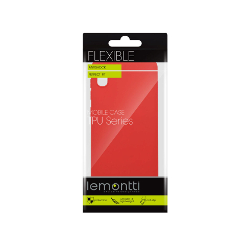 Husa Samsung Galaxy A10 Lemontti Silicon Silky Rosu [2]
