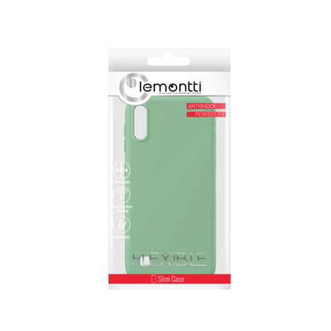 Husa Samsung Galaxy A10 Lemontti Silicon Soft Slim Green [1]
