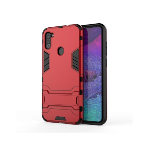 Husa Samsung Galaxy A11 Lemontti Shockproof Case Red [2]