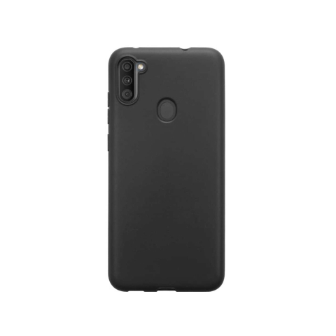 Husa Samsung Galaxy A11 Lemontti Silicon Silky Negru [1]