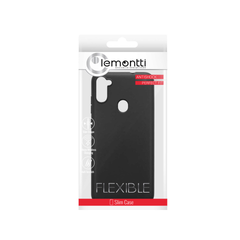 Laptop, Tablete & Telefoane - Husa Samsung Galaxy A11 Lemontti Silicon Silky Negru