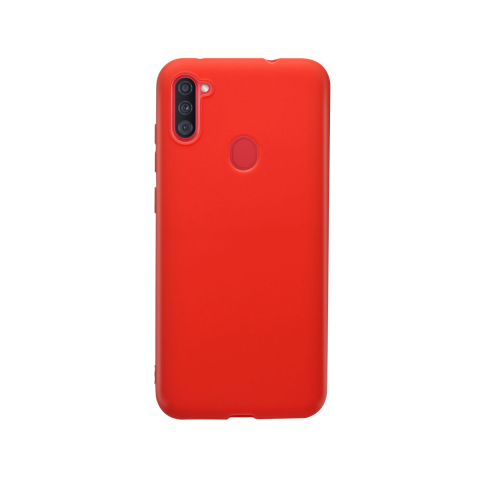 Laptop, Tablete & Telefoane - Husa Samsung Galaxy A11 Lemontti Silicon Silky Rosu