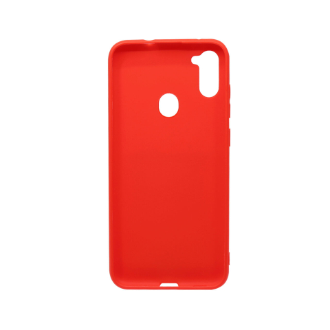 Husa Samsung Galaxy A11 Lemontti Silicon Silky Rosu [2]