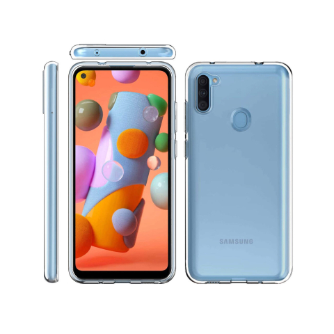 Husa Samsung Galaxy A11 Lemontti Silicon Transparent [2]