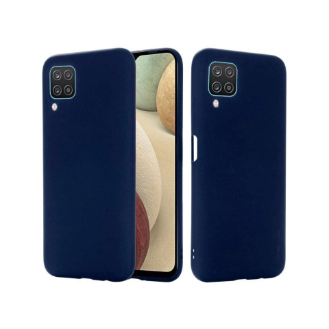 Husa Samsung Galaxy A12 Lemontti Silicon Silky Navy [3]