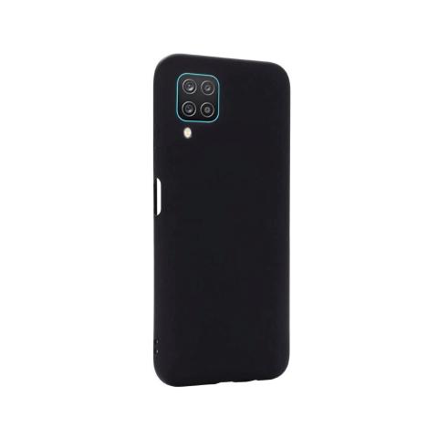Laptop, Tablete & Telefoane - Husa Samsung Galaxy A12 Lemontti Silicon Silky Negru