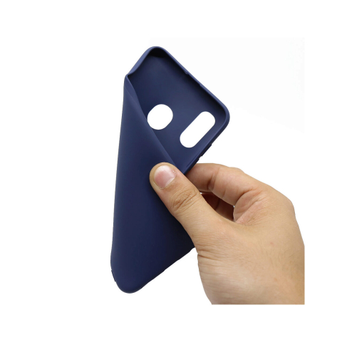 Laptop, Tablete & Telefoane - Husa Samsung Galaxy A20 / A30 Lemontti Silicon Silky Albastru Inchis