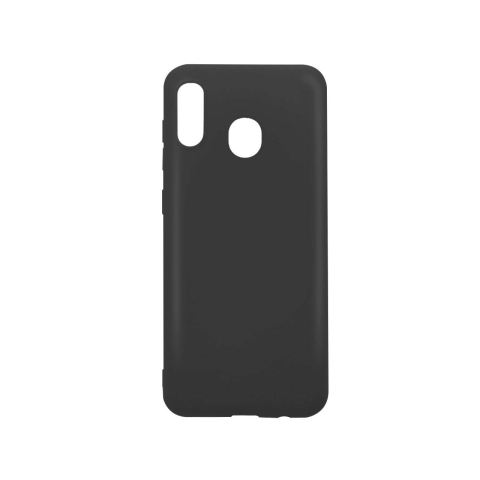 Husa Samsung Galaxy A20 / A30 Lemontti Silicon Silky Negru [4]
