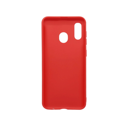 Husa Samsung Galaxy A20 / A30 Lemontti Silicon Silky Rosu [2]