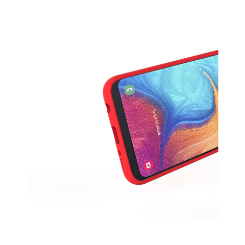 Laptop, Tablete & Telefoane - Husa Samsung Galaxy A20e Lemontti Liquid Silicon Red