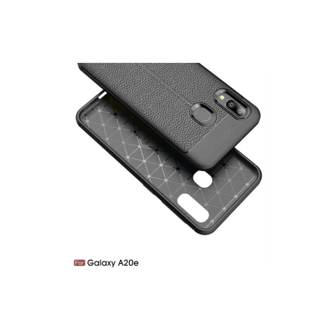 Laptop, Tablete & Telefoane - Husa Samsung Galaxy A20e Lemontti Litchi Black