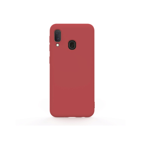 Laptop, Tablete & Telefoane - Husa Samsung Galaxy A20e Lemontti Silicon Soft Slim Santa Red
