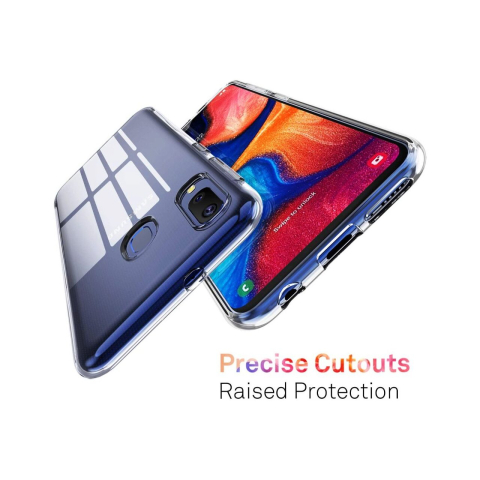 Husa Samsung Galaxy A20e Lemontti Silicon Transparent [2]