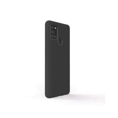 Husa Samsung Galaxy A21s Lemontti Liquid Silicon Black [4]