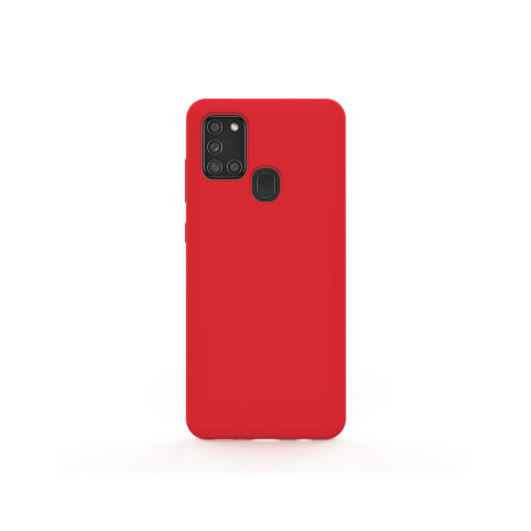 Husa Samsung Galaxy A21s Lemontti Liquid Silicon Red [3]