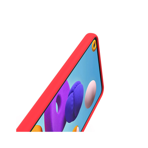 Laptop, Tablete & Telefoane - Husa Samsung Galaxy A21s Lemontti Liquid Silicon Red