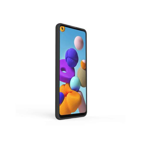 Laptop, Tablete & Telefoane - Husa Samsung Galaxy A21s Lemontti Silicon Soft Slim Black