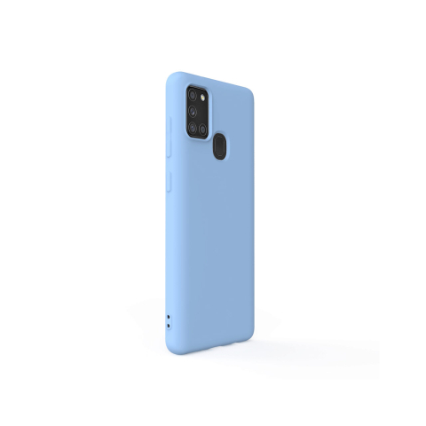 Husa Samsung Galaxy A21s Lemontti Silicon Soft Slim Light Blue [4]