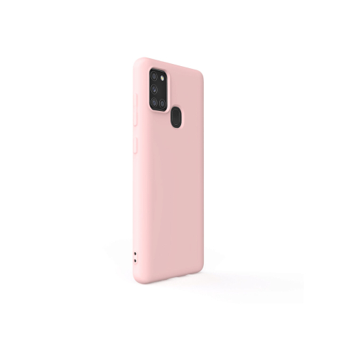 Husa Samsung Galaxy A21s Lemontti Silicon Soft Slim Pink Sand [4]